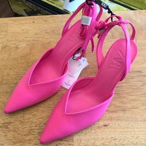 Zara heeled pump